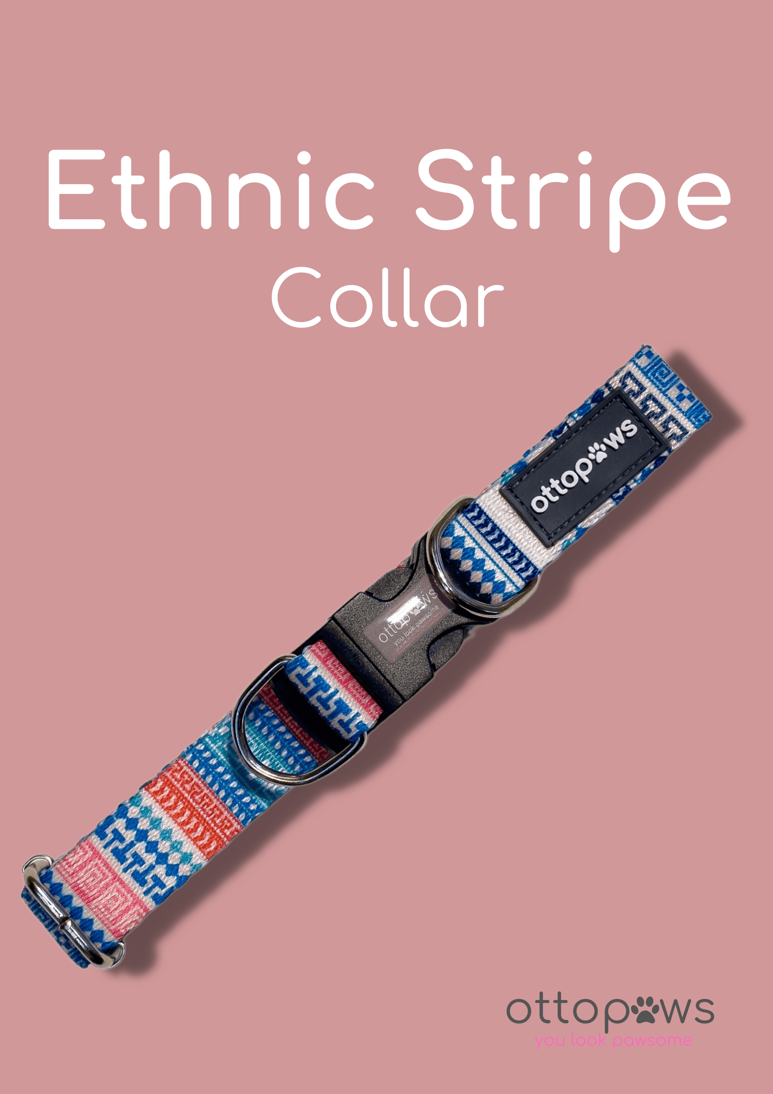 Ethnic Stripe Boyun Tasması / Ethnic Stripe Collar	