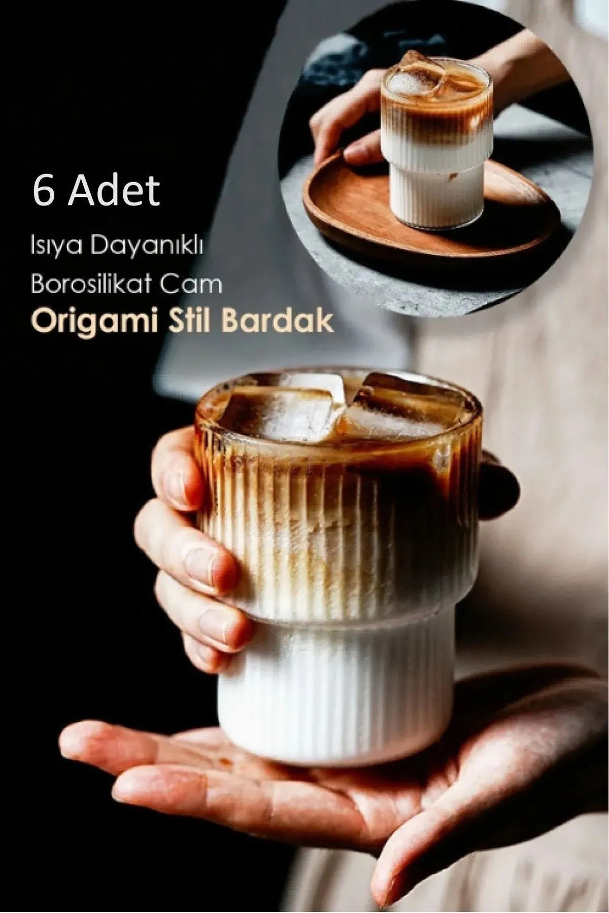 Babion Origami Pinterest Bardak 6 Adet Cam Kahve Sunum Bardağı Su Bardağı