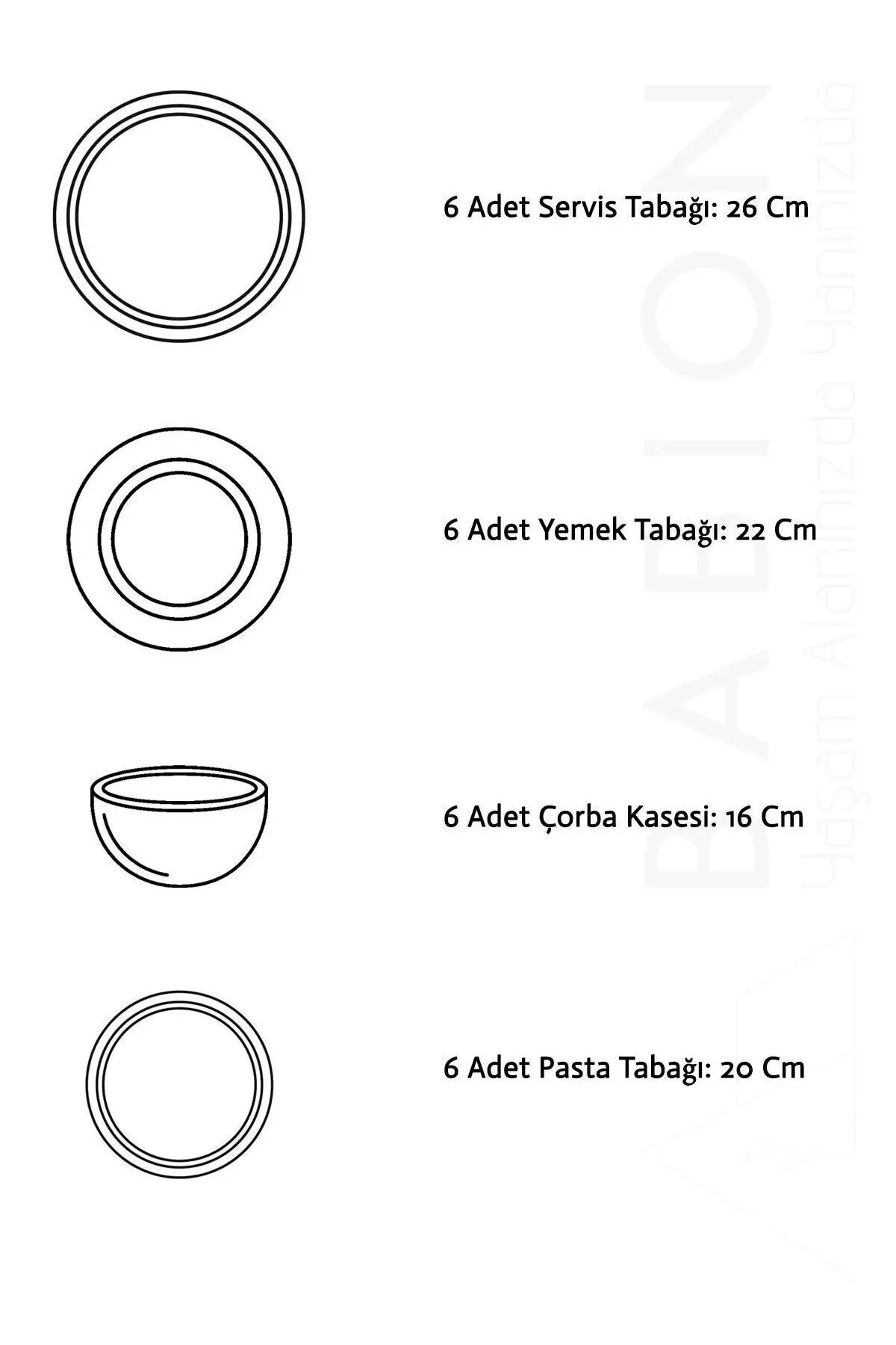 Lotus 24 Parça 6 Kişilik Yemek Takımı – Lotus Çiçeğinin Zarafeti ve Modern Sofra Şıklığı