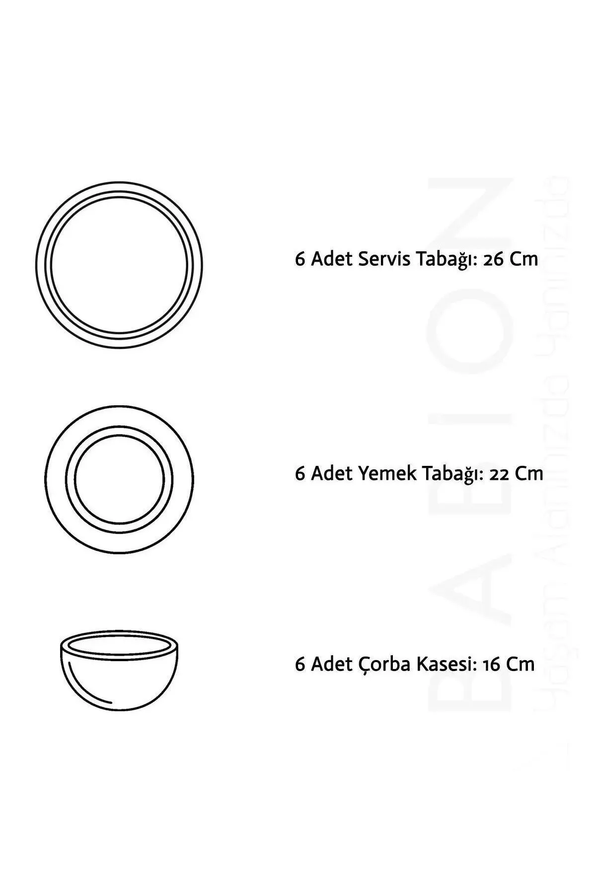 Pembe Sakura 18 Parça 6 Kişilik Yemek Takımı – Zarif Kiraz Çiçeği Deseni ve Pastel Pembe Şıklığı