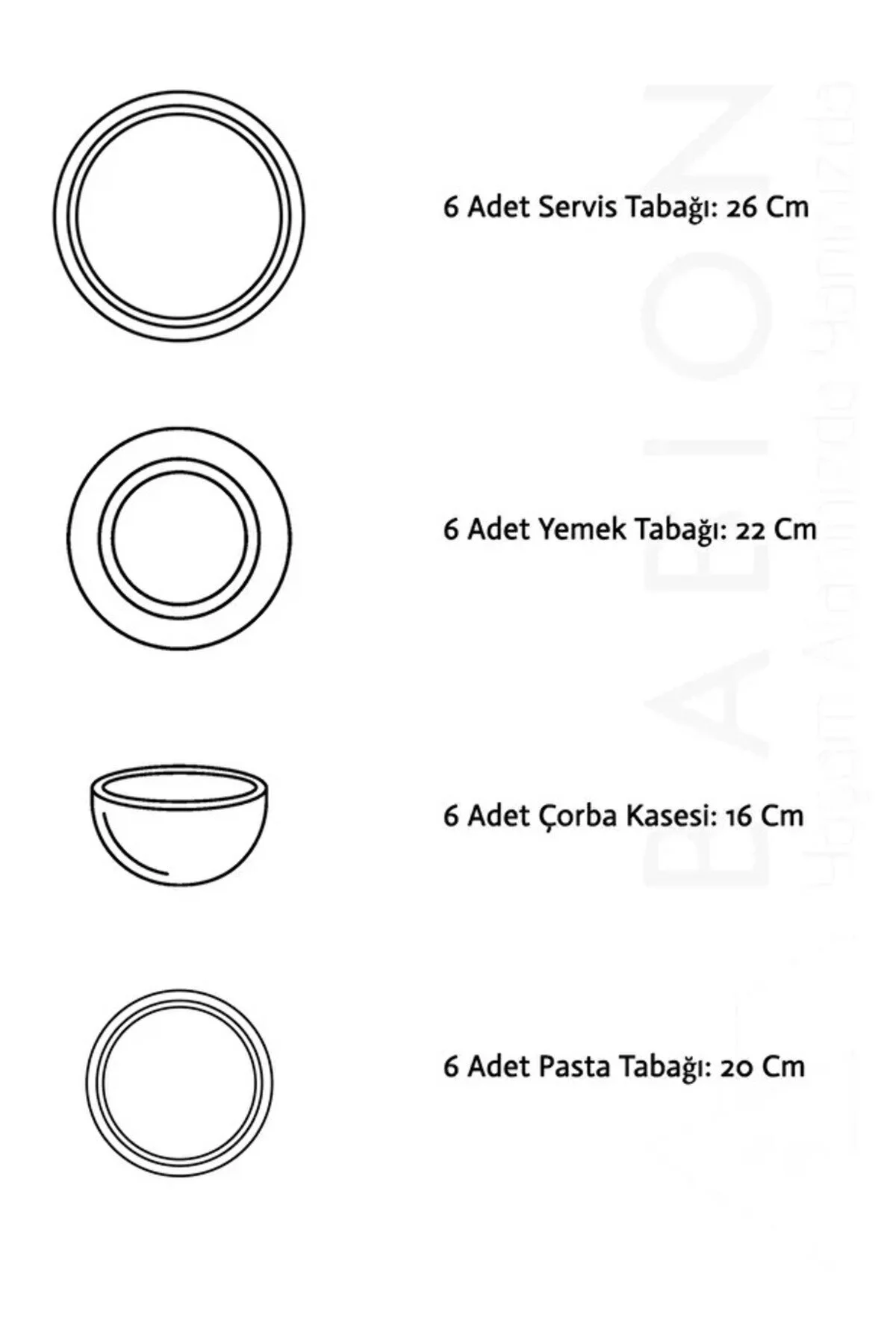 Yeşil Mermer Desenli 24 Parça 6 Kişilik Yemek Takımı – Doğal Mermer Şıklığı ve Modern Sofra Zarafeti