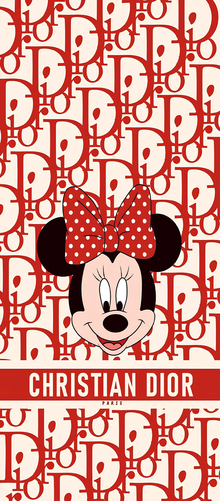 Dior Mickey Mouse Desen Direk Kaplama 22x50 cm x 2 adet