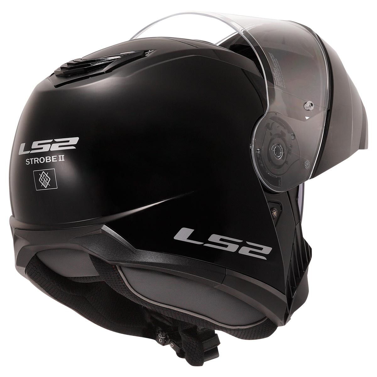 LS2 STROBE 2 SİYAH KASK