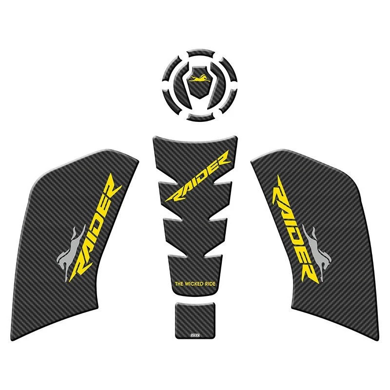 TVS RAIDER 125 2023 - 2025 UYUMLU TANK PAD SET 002