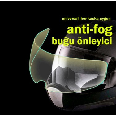 Jiekai Anti-Fog Lens – Buğu Önleyici Vizör İçi Lens (Pinlock Uyumlu)