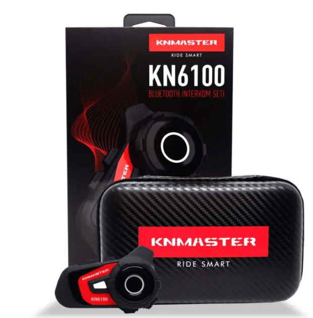 KNMASTER KN6100 MOTOSİKLET KASK İNTERKOM BLUETOOTH INTERCOM KULAKLIK SETİ