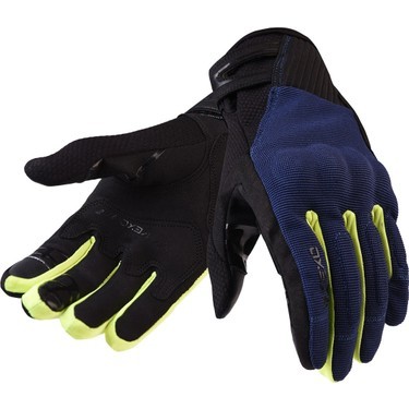 VEXO Globe Motosiklet Eldiveni – Mavi / Neon Sarı