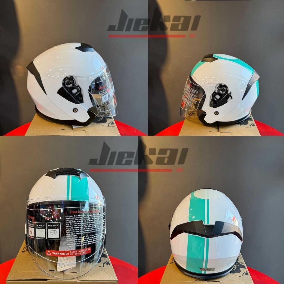 JİEKAİ YARIM L KASK GÜNEŞ VİZÖRLÜ