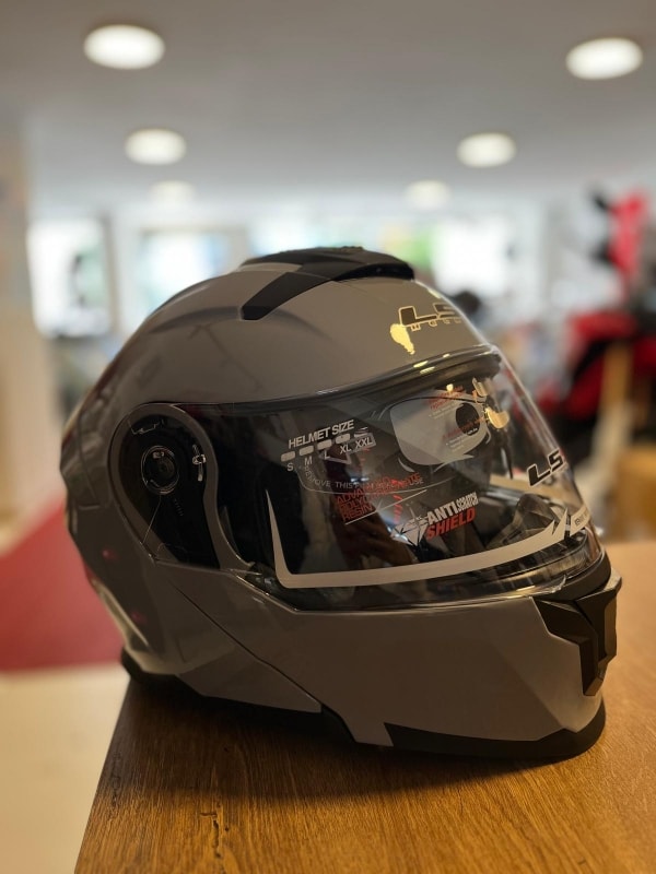 LS5 Çene Açılır Kask Nardo Gri