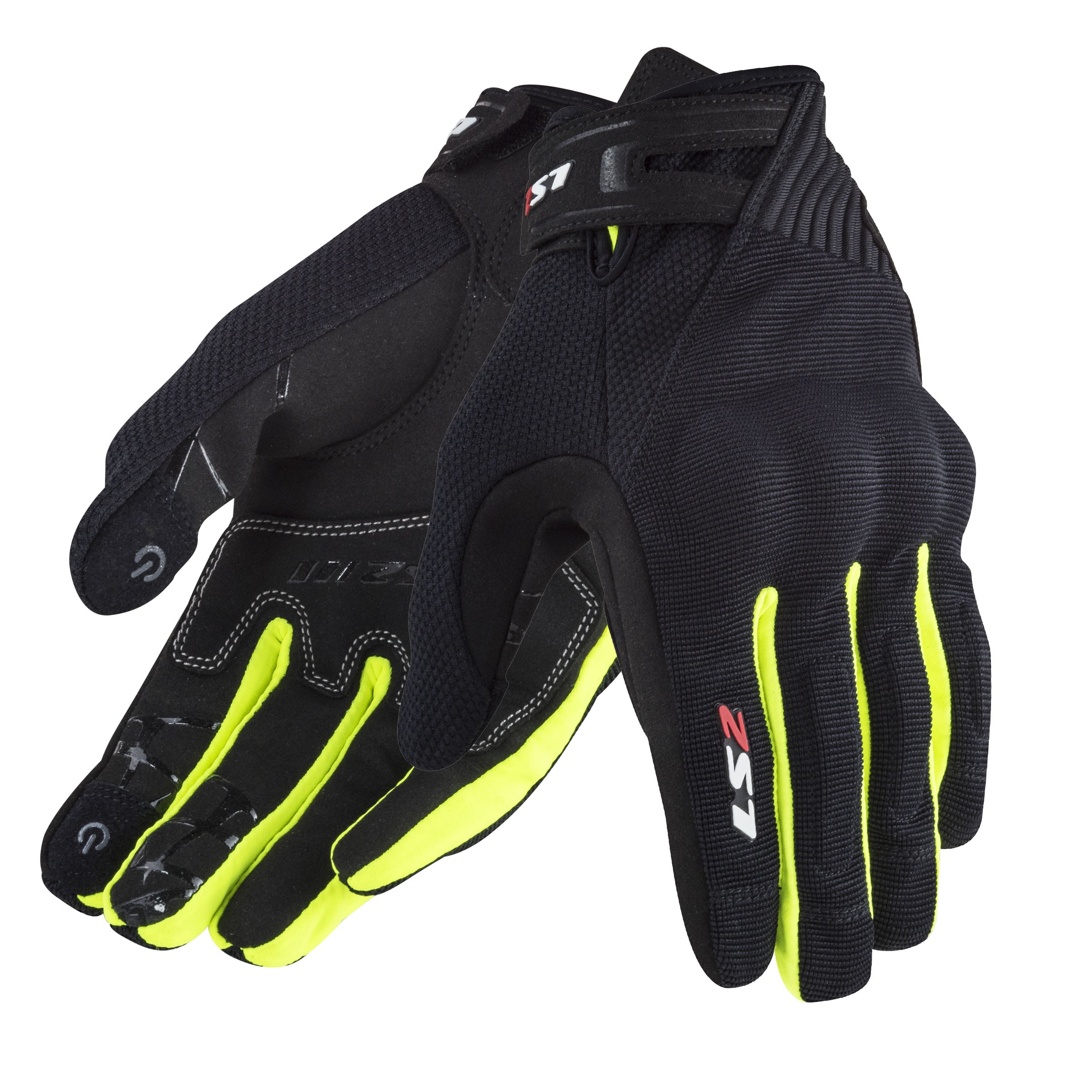 LS2 DART 2 ELDİVEN SİYAH-NEON SARI