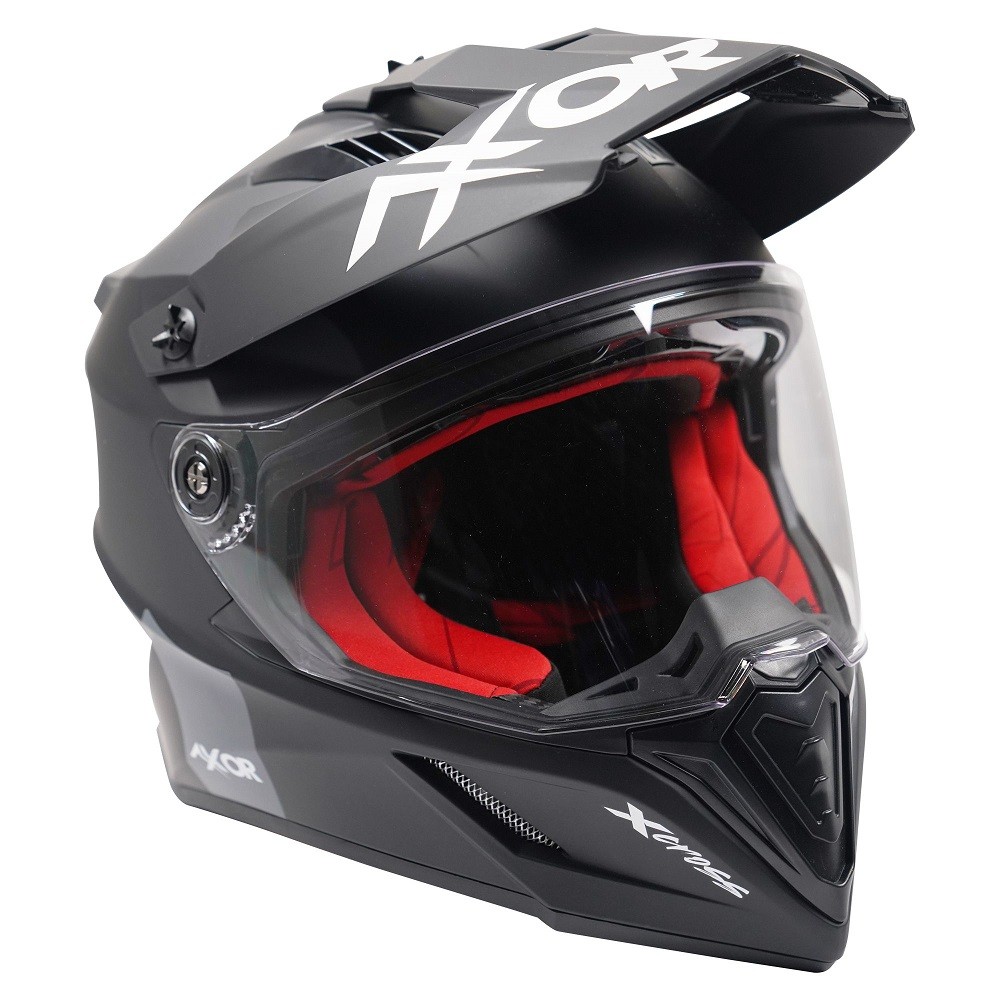 AXOR VİZÖRSÜZ X-CROSS SC KASK SİYAH