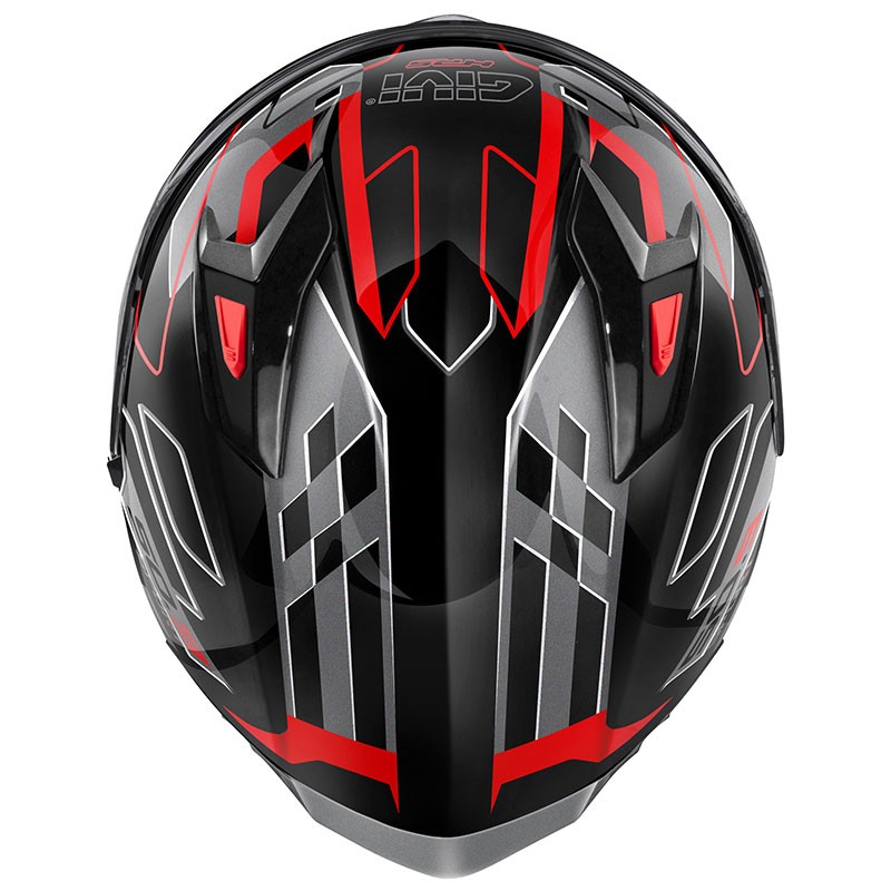 GIVI 50.9 ASSAULT SİYAH-TITANIUM-KIRMIZI KASK