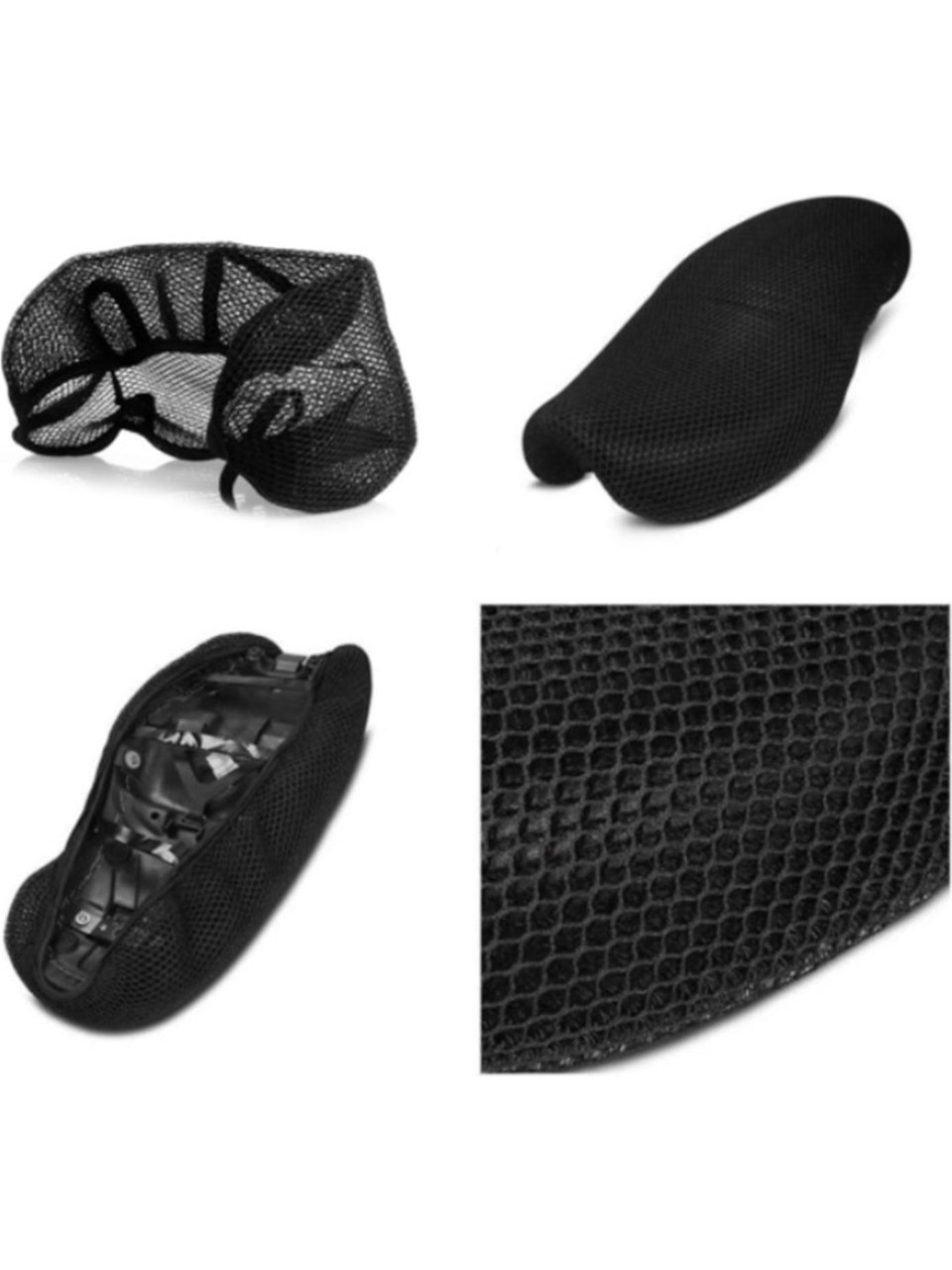 MOTOSİKLET SELE KOLTUK KILIFI 3D ÇİFT KAT FİLE 6MM