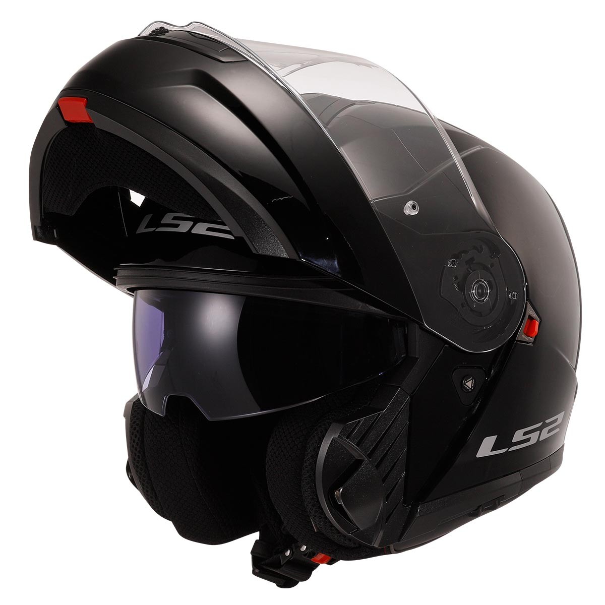 LS2 STROBE 2 SİYAH KASK