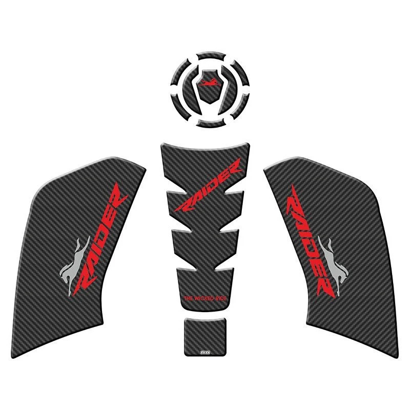 TVS RAIDER 125 2023 - 2025 UYUMLU TANK PAD SET 002