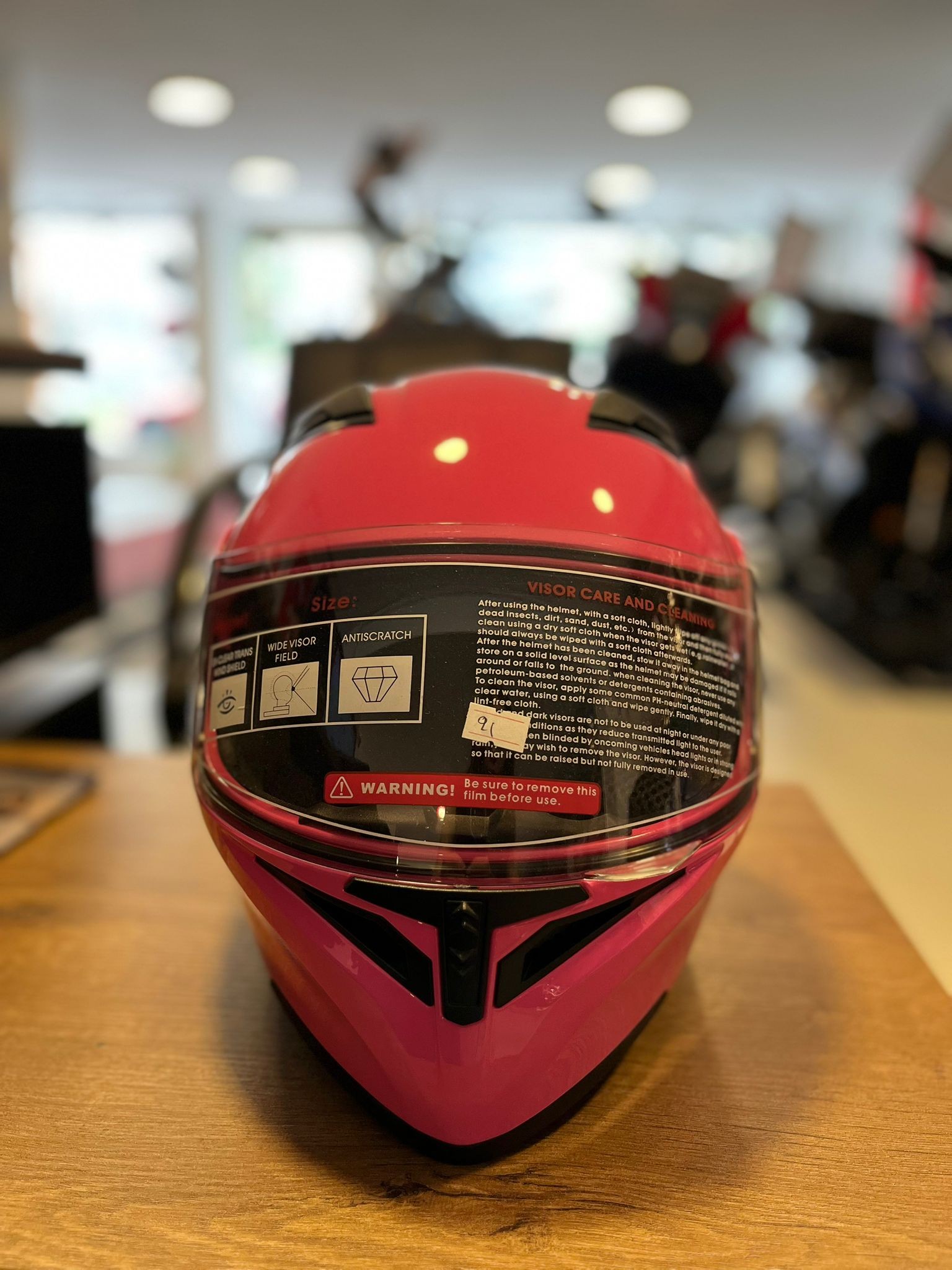 Jiekai Pembe Motosiklet Kaskı