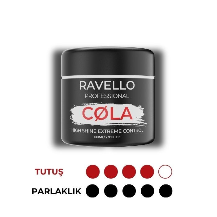 Ravello Cola Orta Sert Parlak Saç Wax – Doğal Parlaklık & Esnek Tutuş 100ml