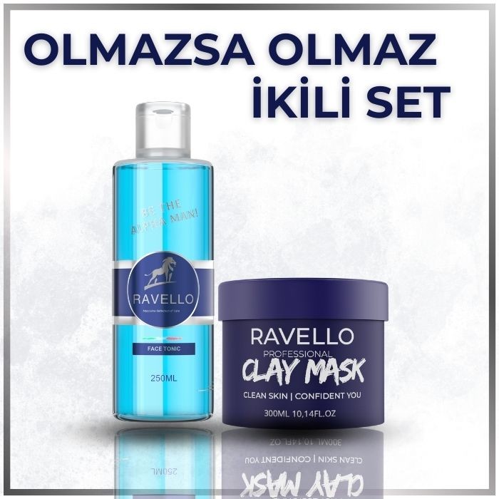 Olmazsa Olmaz Cilt Bakım İklisi Set- Yüz Toniği ve Kil Maske 
