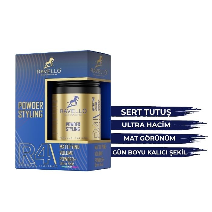 R4 Toz Wax – Sert Tutuş ve Mat Etki 20Gr