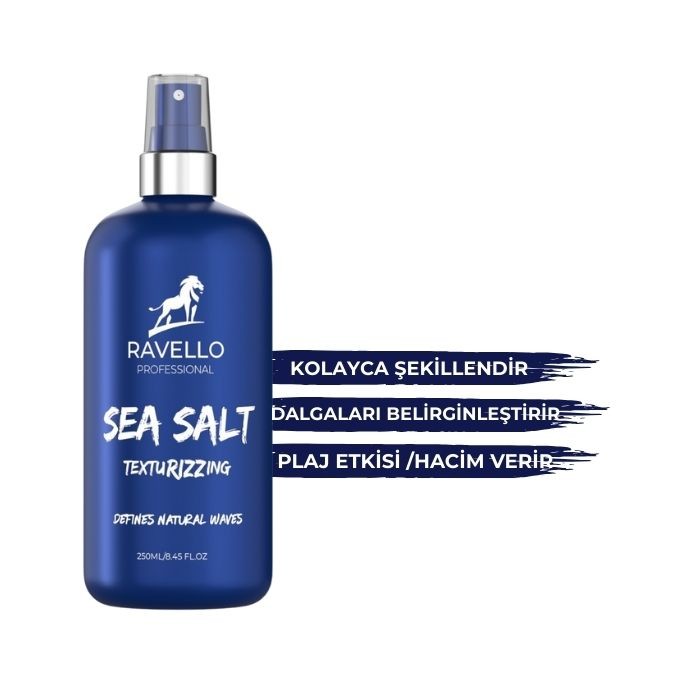  Deniz Tuzu Saç Spreyi Doğal Dalga Sağlayan Ve Hacim Veren Saç Spreyi -250ml