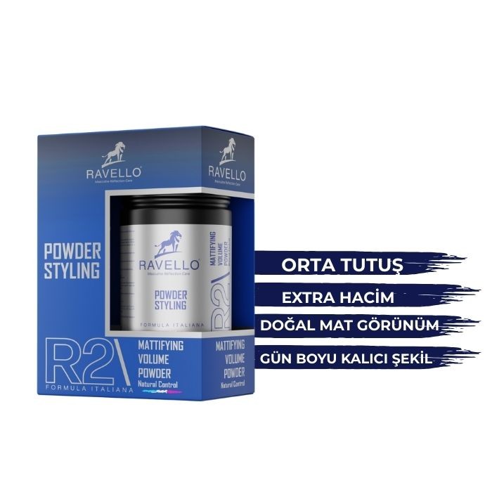 R2 Toz Wax – Doğal Tutuş ve Mat Etki 20Gr