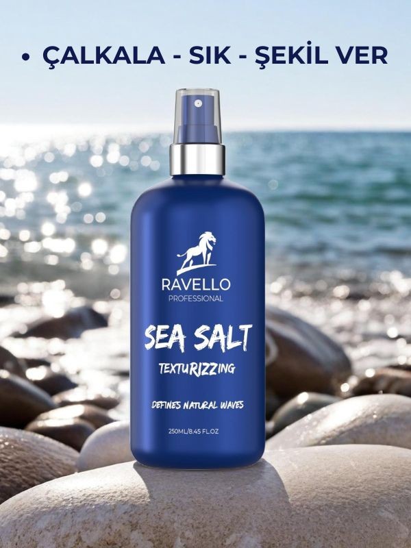  Deniz Tuzu Saç Spreyi Doğal Dalga Sağlayan Ve Hacim Veren Saç Spreyi -250ml