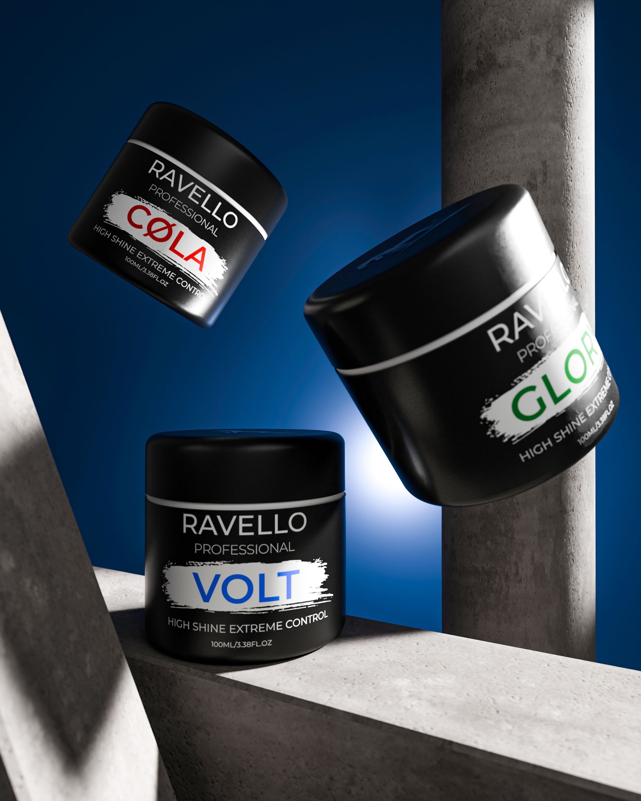Ravello Wave Hafif-Orta Tutuşlu Parlak Saç Wax – Doğal Dalga & Esnek Kontrol 100ml