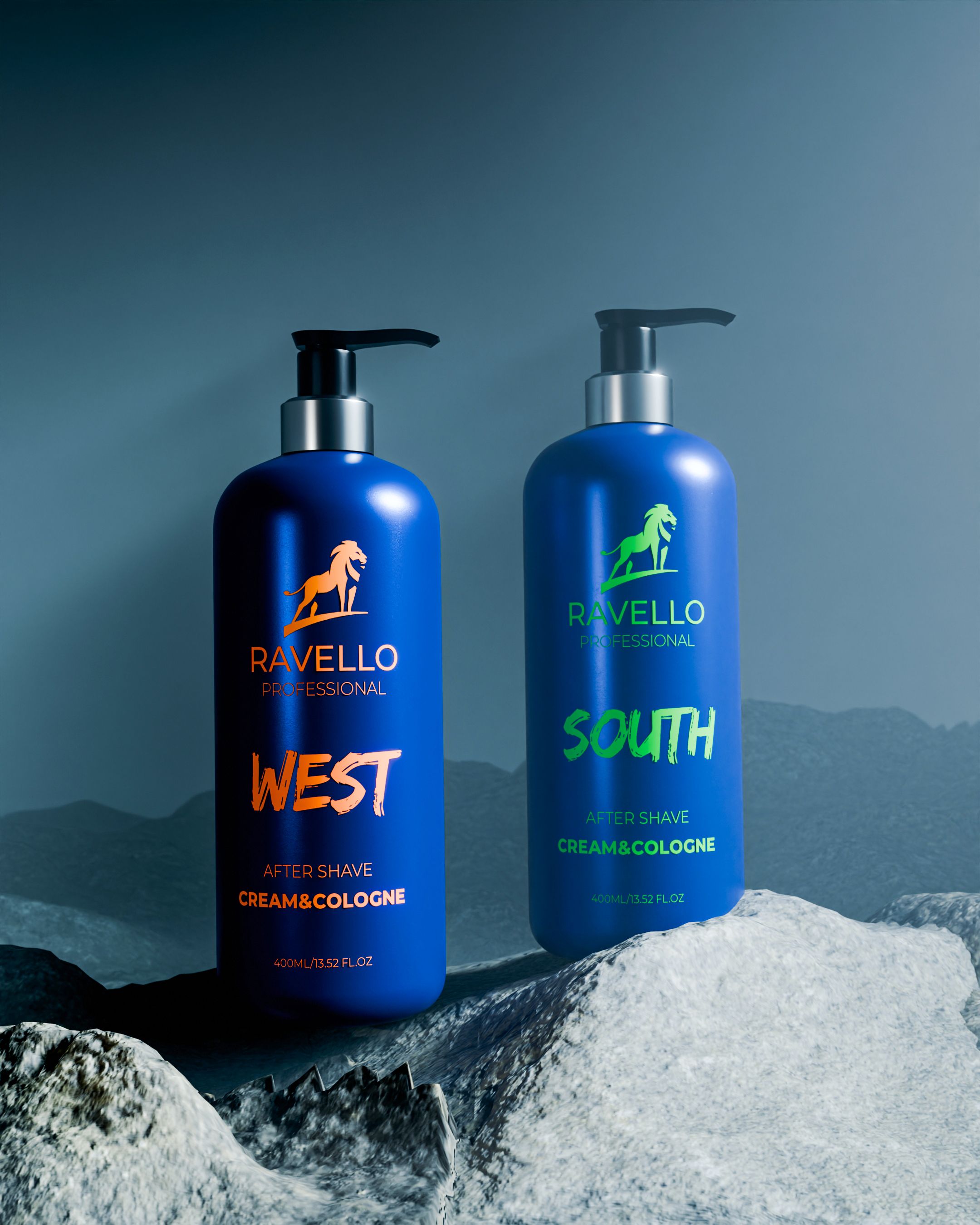  West Tıraş Sonrası Krem & Kolonya 400 ml – Mandalina Kokulu, Ferahlatıcı Erkek Bakım Ürünü