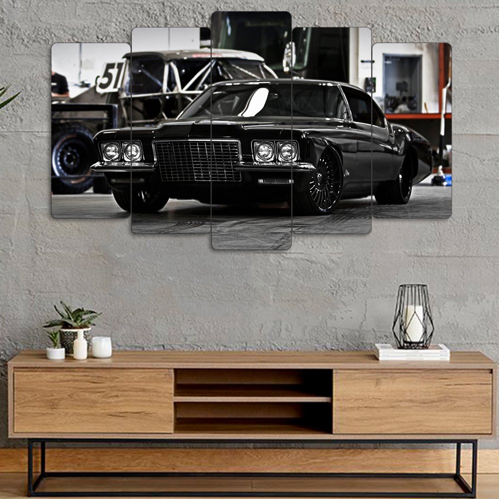 Buick Riviera 1971 Custom - 5 Parçalı Araba Tablo