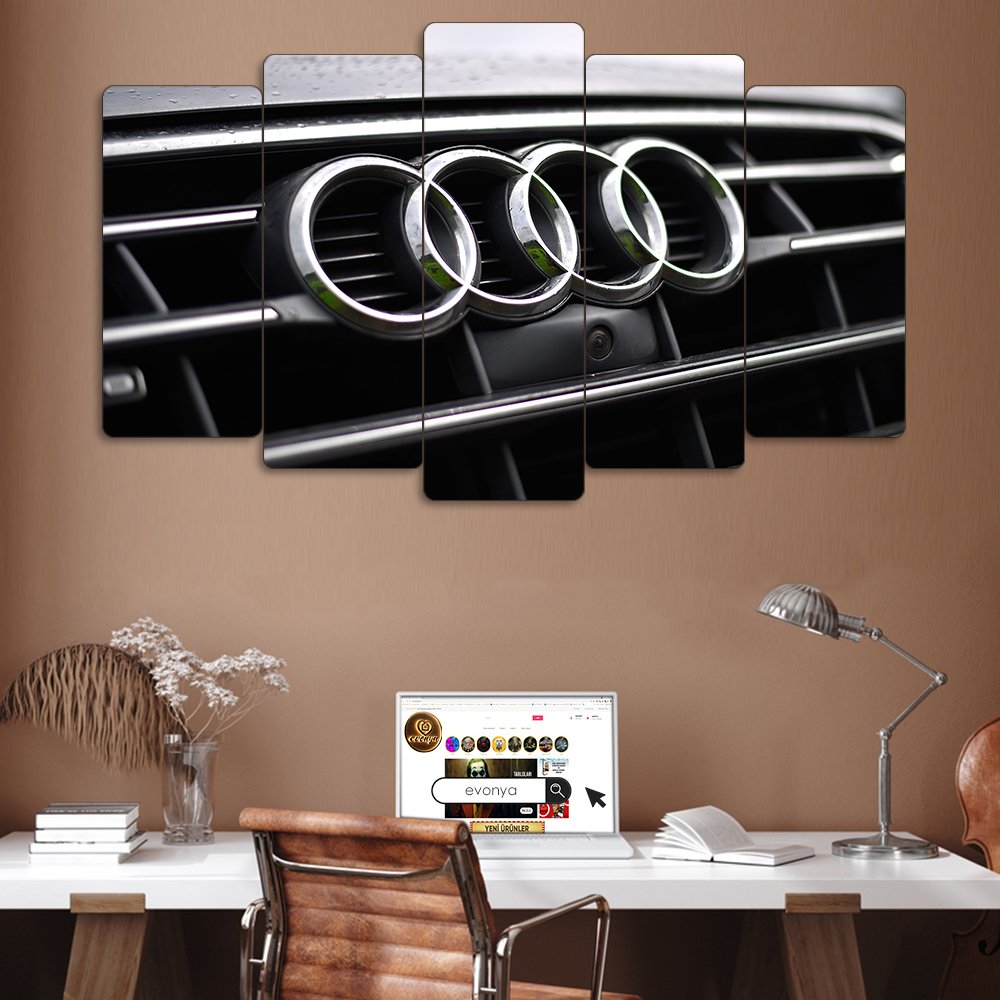 Audi Arma Panjur - 5 Parçalı Araba Tablo
