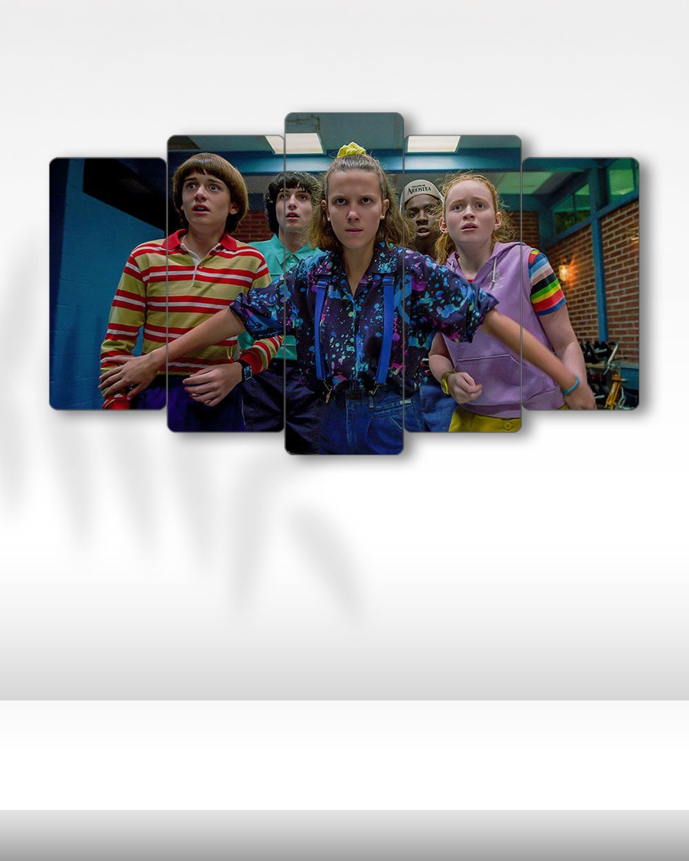 Stranger Things Karakterleri - 5 Parçalı Tablo