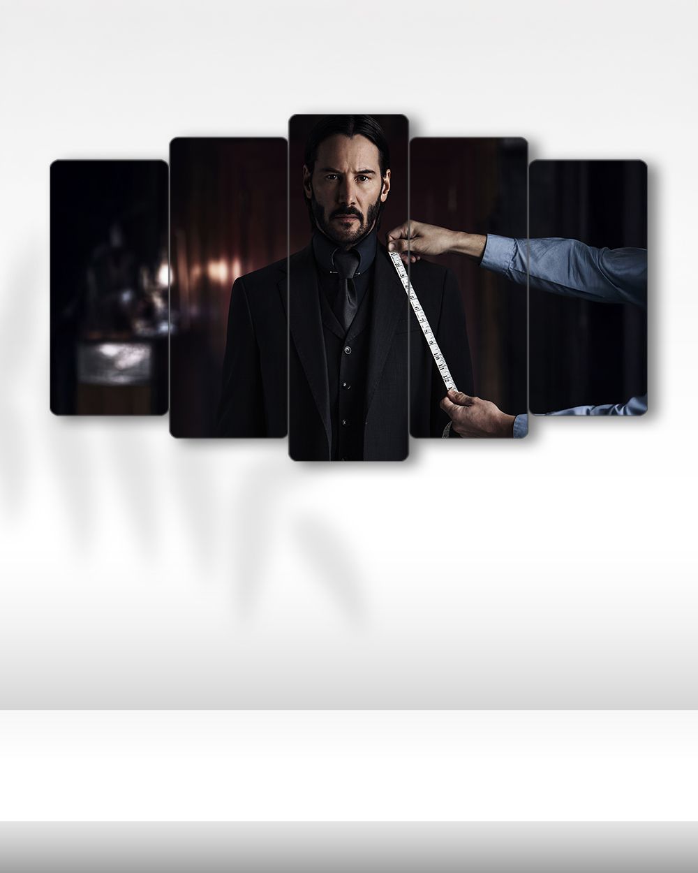Takım Elbise Ölçüm Sahnesi, John Wick - 5 Parçalı Tablo