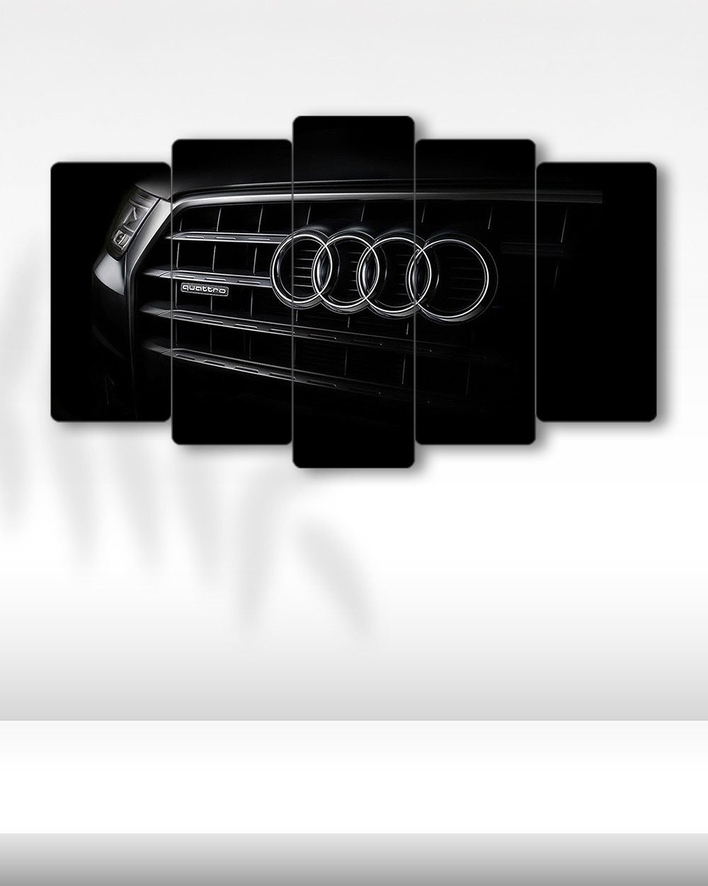 Audi Quattro - 5 Parçalı Araba Tablo