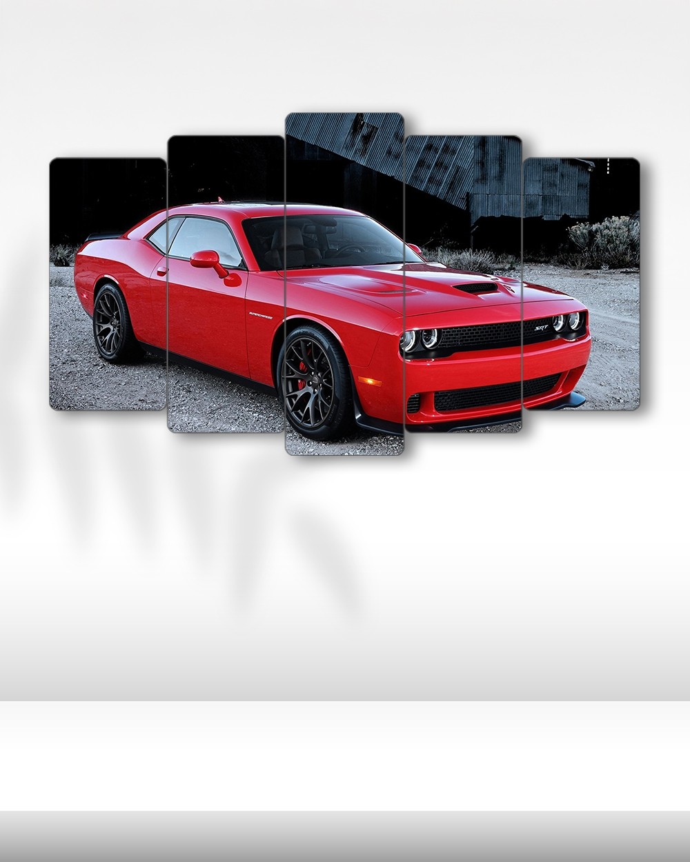 Dodge Challenger SRT 2016 - 5 Parçalı Araba Tablo
