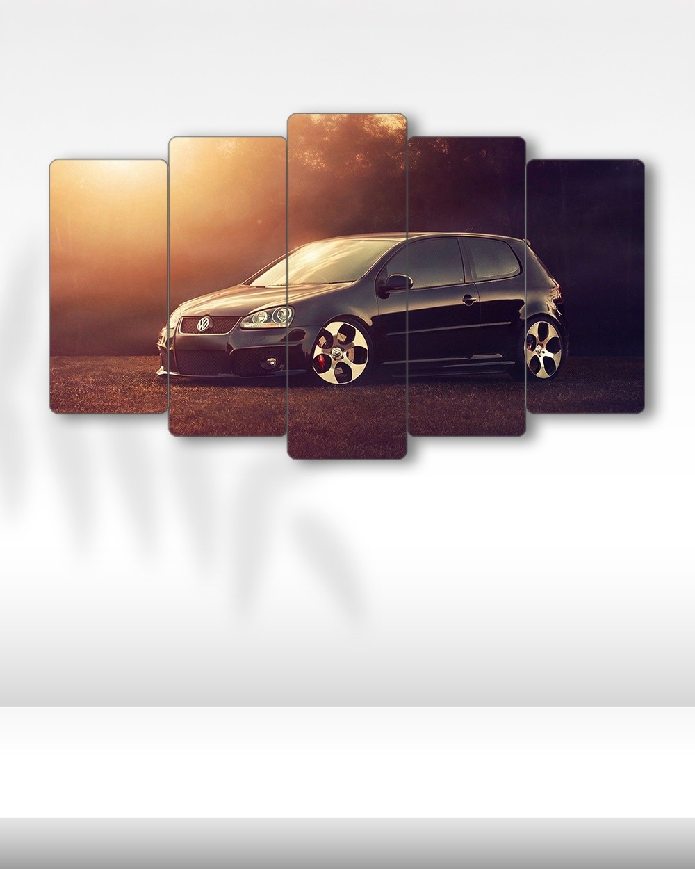 Volkswagen Golf GTI MK5 2007 - 5 Parçalı Araba Tablo