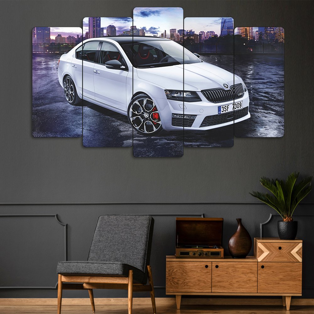 Skoda Octavia RS 245 - 5 Parçalı Araba Tablo