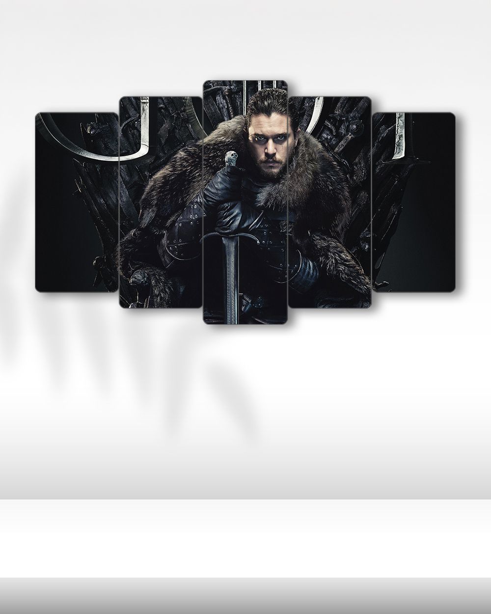 Jon Snow, Game of Thrones - 5 Parçalı Tablo