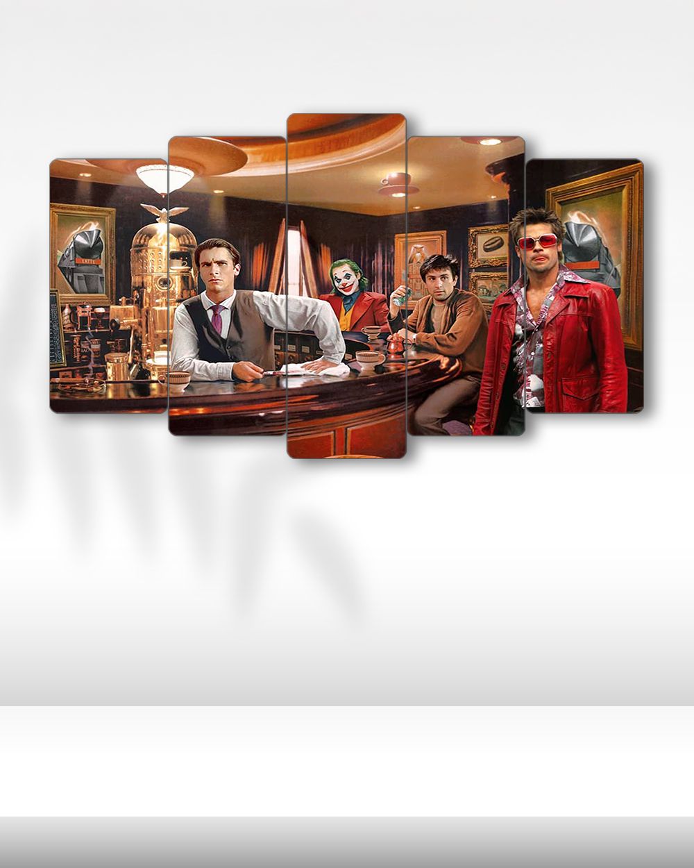 Dizi ve Film Karakterleri, Bar Sahnesi - 5 Parçalı Tablo