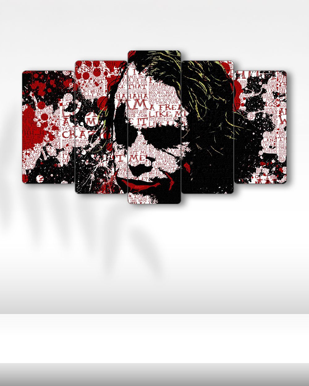 The Dark Knight, Joker - 5 Parçalı Tablo