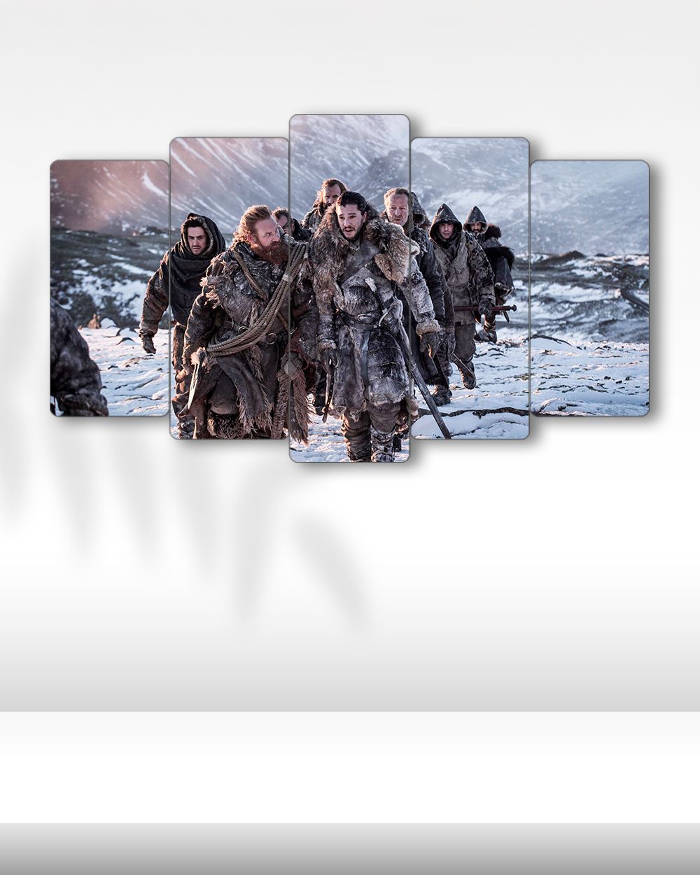 Game of Thrones, Jon Snow - 5 Parçalı Tablo