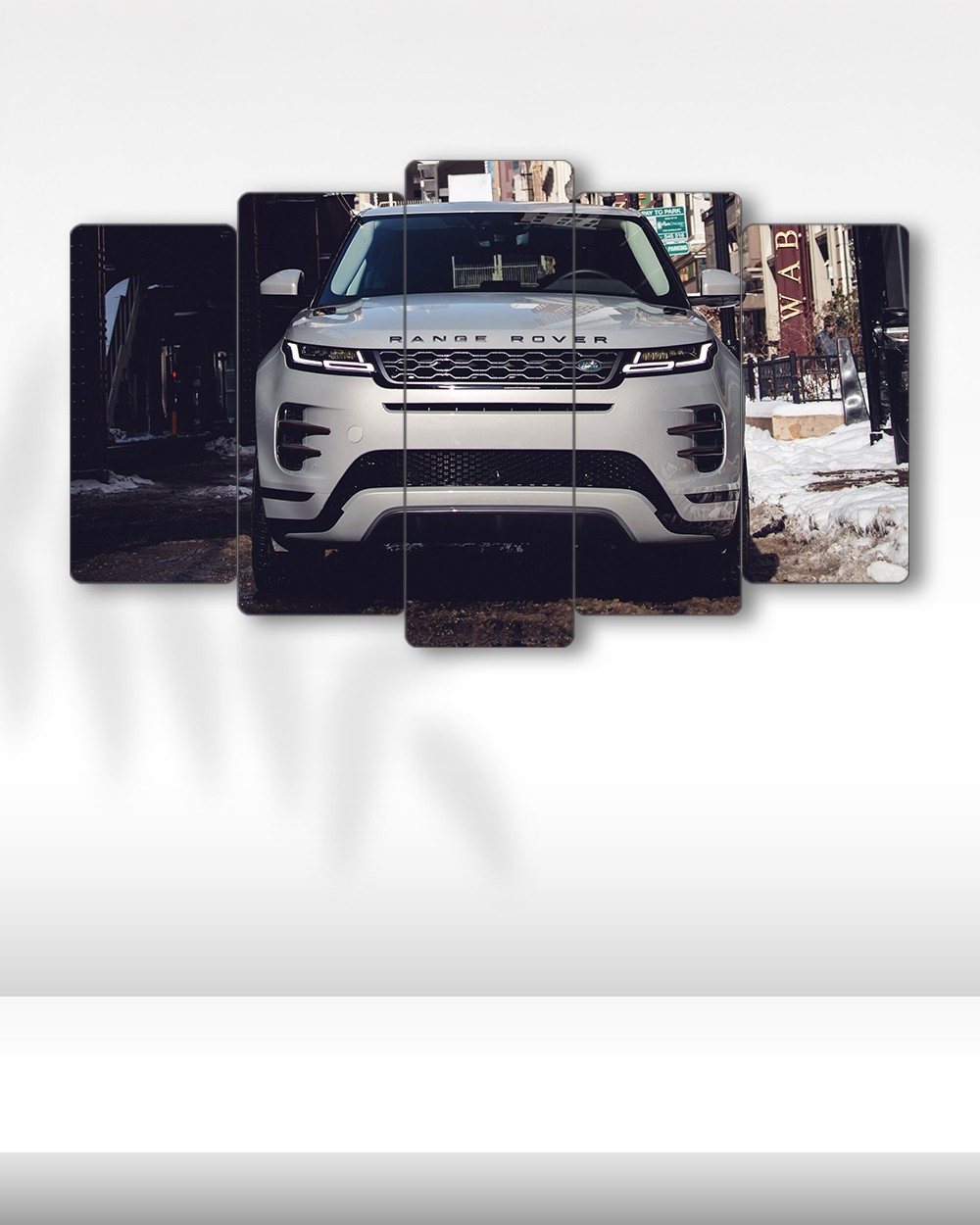 Range Rover Evoque - 5 Parçalı Araba Tablo