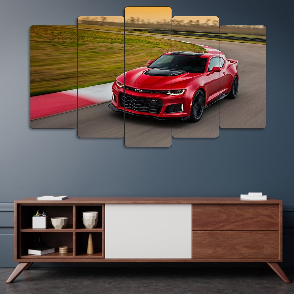 Chevrolet Camaro ZL1 - 5 Parçalı Araba Tablo