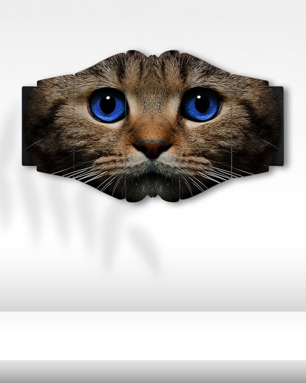 Mavi Gözlü Yavru Kedi - 5 Parçalı Tablo