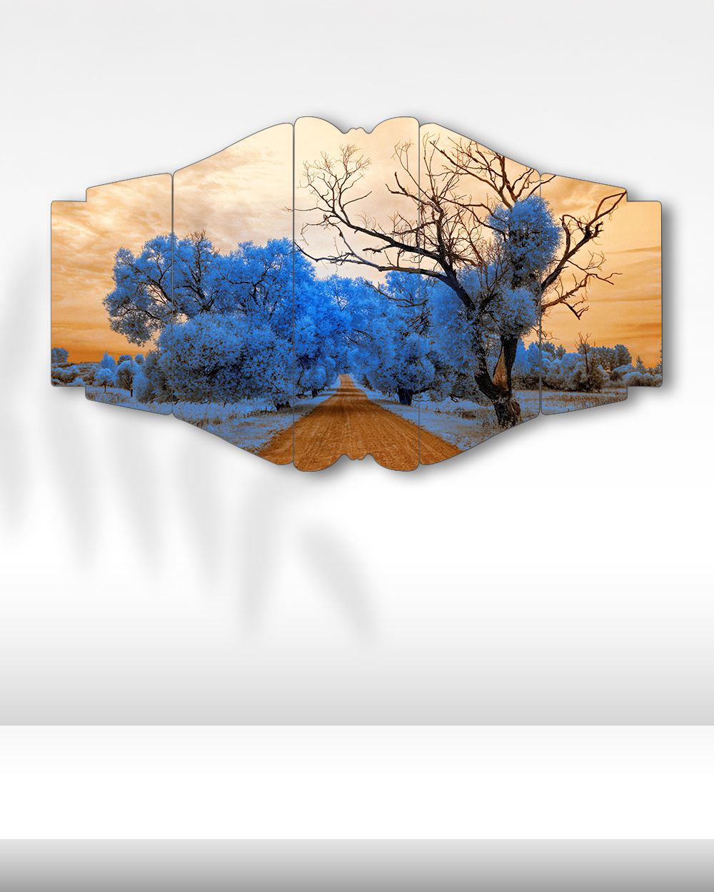 Kar Manzarası, Doğa, Kış - 5 Parçalı Tablo