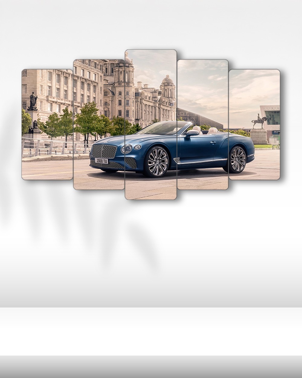 Bentley Continental GTC - 5 Parçalı Araba Tablo