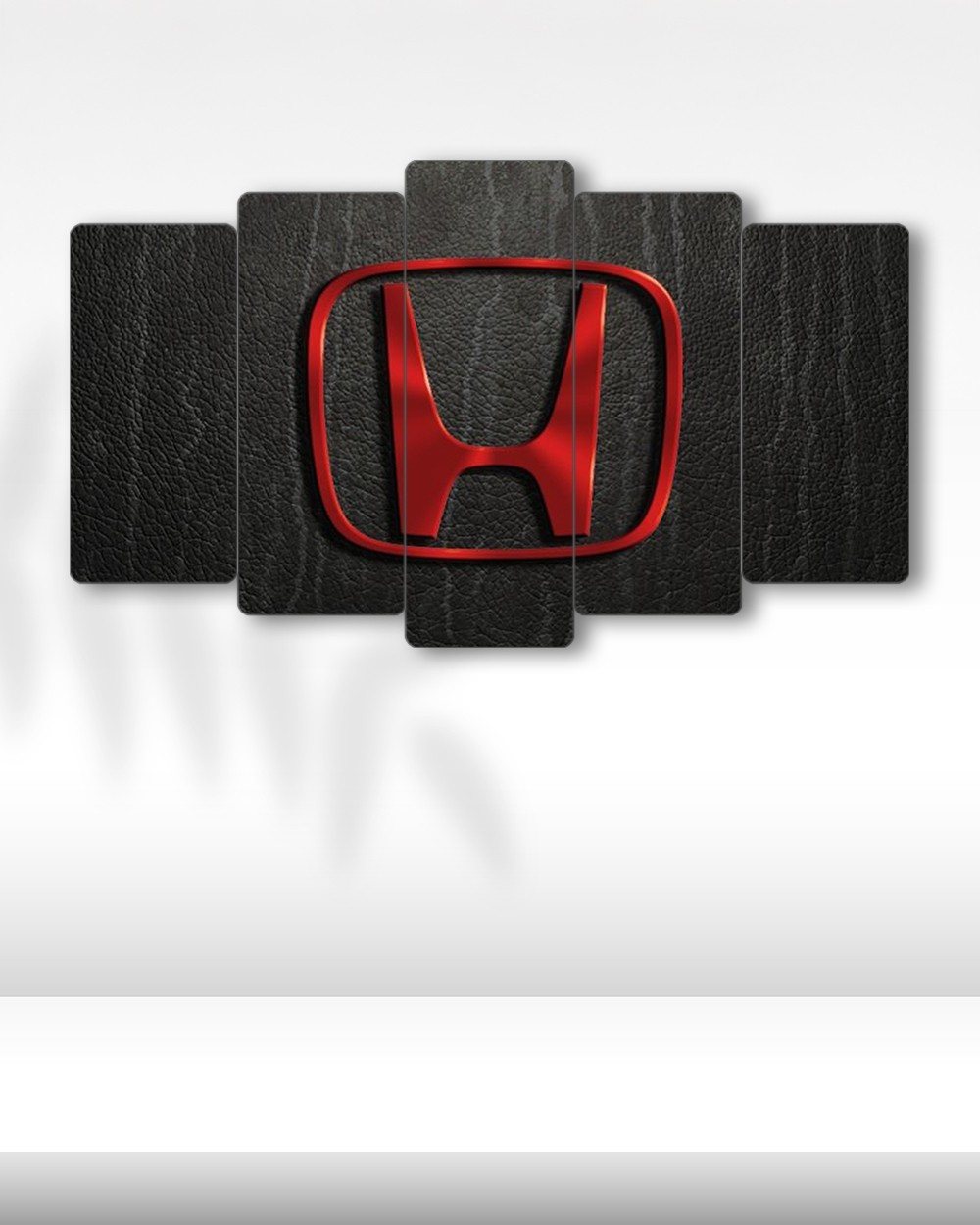 Honda Type R Logo - 5 Parçalı Araba Tablo