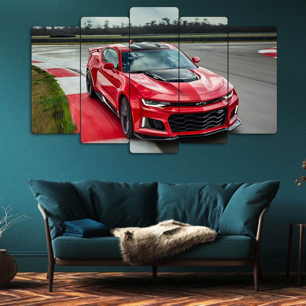 Chevrolet Camaro ZL1 - 5 Parçalı Araba Tablo