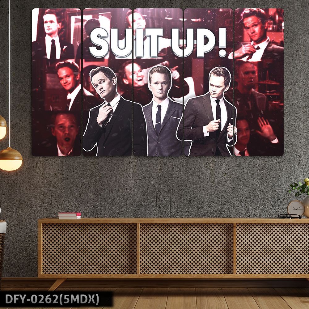 How I Met Your Mother, Barney Stinson - 5 Parçalı Tablo