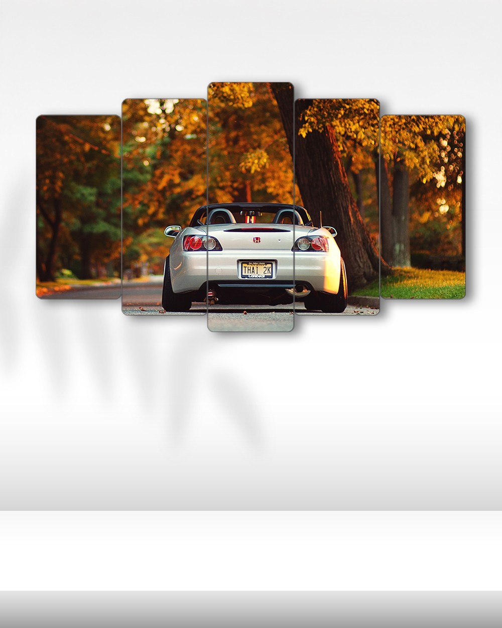 Honda S2000 Autumn Drive - 5 Parçalı Araba Tablo
