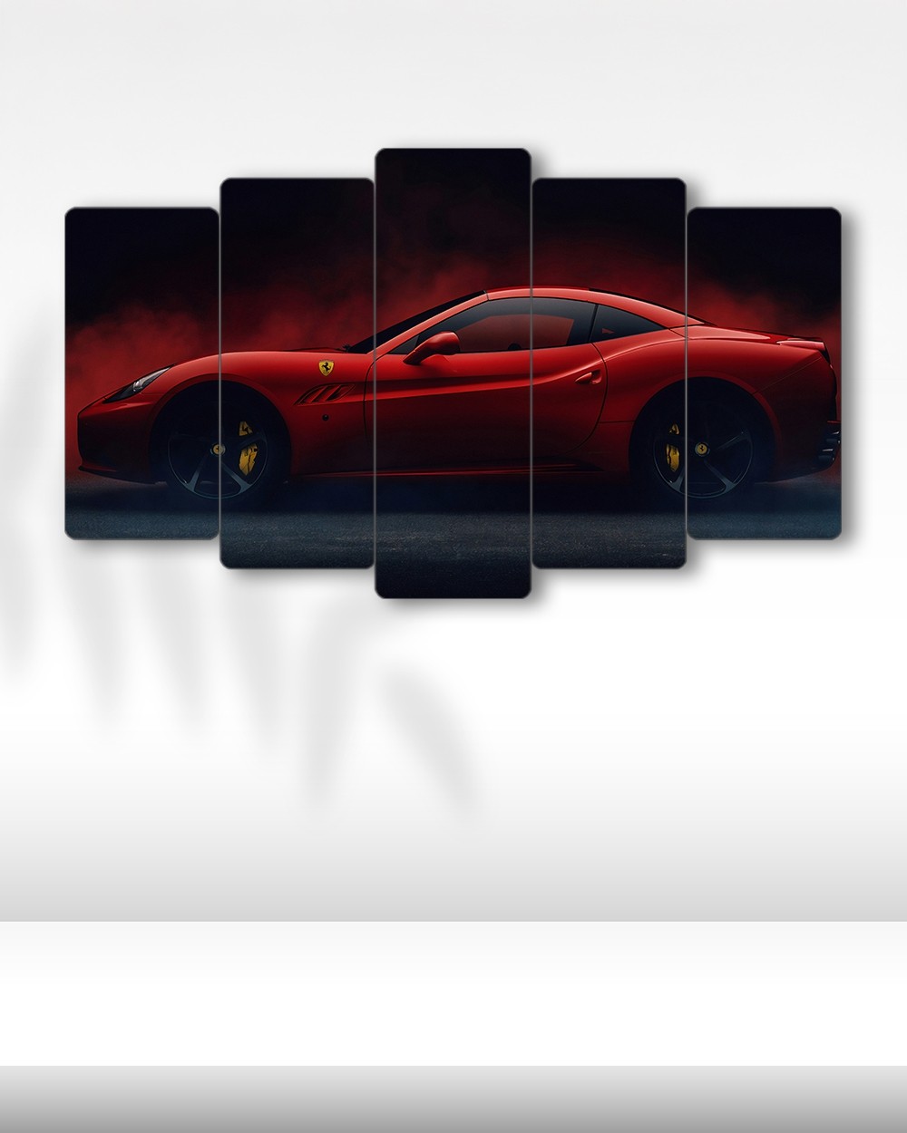 Ferrari California T - 5 Parçalı Araba Tablo